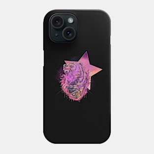 Bear Art In Purple Phone Case