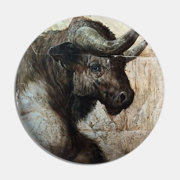 Cornered Minotaur Pin by sharpy