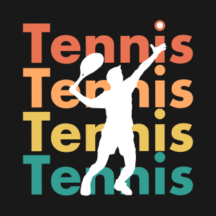 Tennis shirt in retro vintage style - gift for tennis player T-Shirt