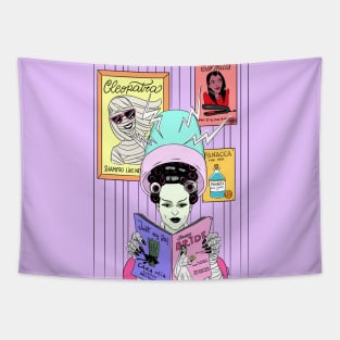 bride of frankenstein monster hair style Tapestry