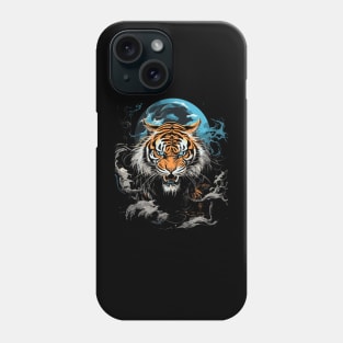 Moonlight Tiger Chinese Japanese China Ancien Phone Case