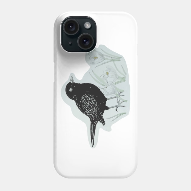 Blackbird Phone Case by Karroart