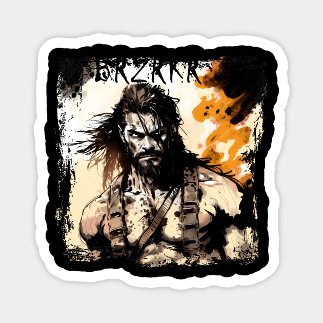 Shadow Man BRZRKR (Berserker) Magnet by MLArtifex