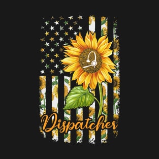 Dispatcher Flag - Sunflower T-Shirt