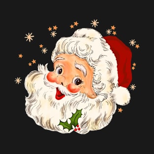 Retro Christmas Santa Claus T-Shirt