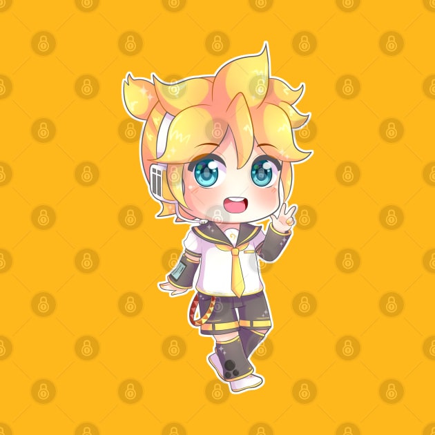 VOCALOID Kagamine Len chibi by Nadi-chan16