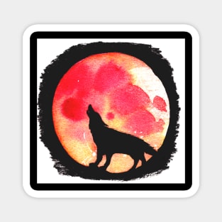 Wolf Moon Magnet