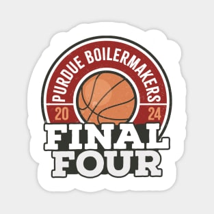 Purdue Boilermakers Final Four 2024 Red Magnet