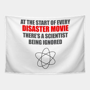 Disaster Movie Scientist Tapestry