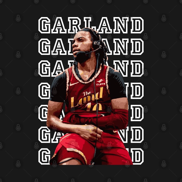 Darius Garland Basketball by Playful Creatives