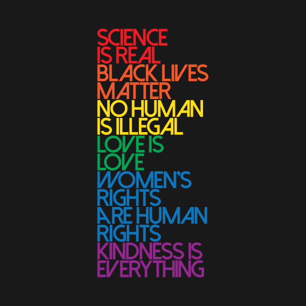 Discover Science is Real Black Lives Matter - Equality - T-Shirt