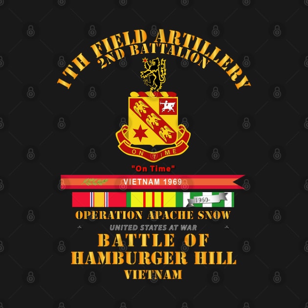 Hamburger Hill -2nd Bn 11th Artillery w Svc Ribbons Streamer by twix123844