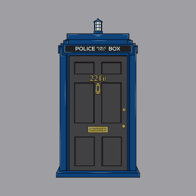 221B TARDIS by BrayInk