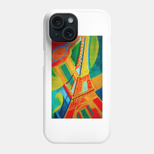 Robert Delaunay tour eiffel oil on canavas 1926 Phone Case by indusdreaming