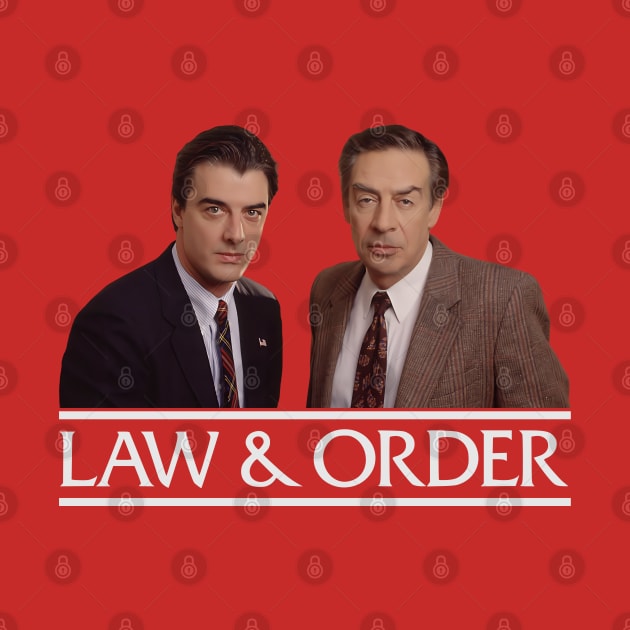 Law & Order - Logan, Briscoe - 90s Tv Show by wildzerouk