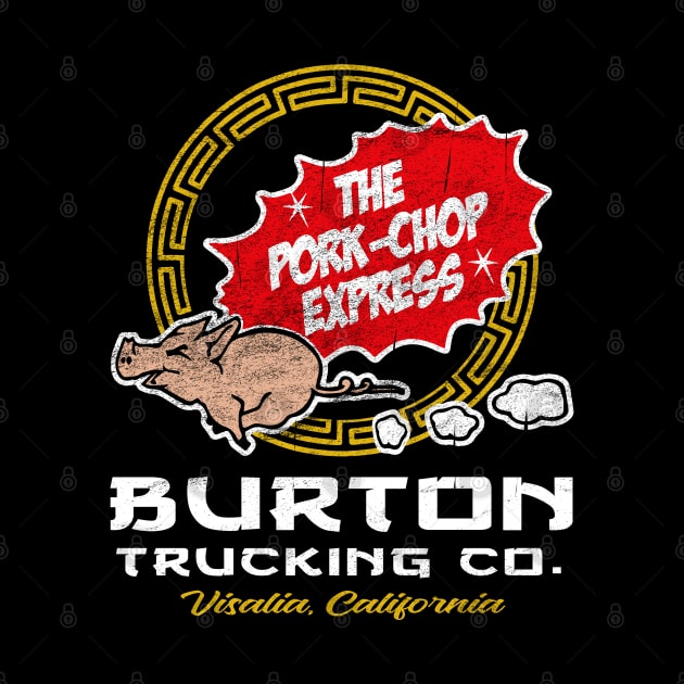 Burton Pork Chop Express Trucking by Alema Art