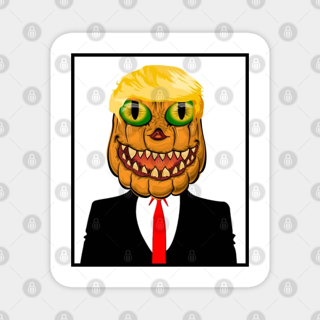 Halloween Trump Magnet by alialbadr