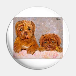 Lovely Puppies. Dogue de Bordeaux Pin