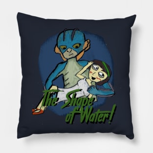 Shape of Water-Color Pillow