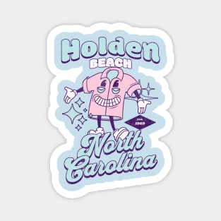 Holden Beach, NC Smiling Savvy Vacation Shirt Magnet