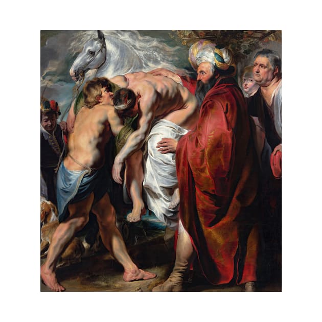 The Good Samaritan by Jacob Jordaens by Classic Art Stall