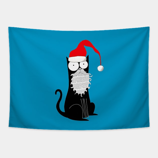 Santa Claws Tapestry by Scratch