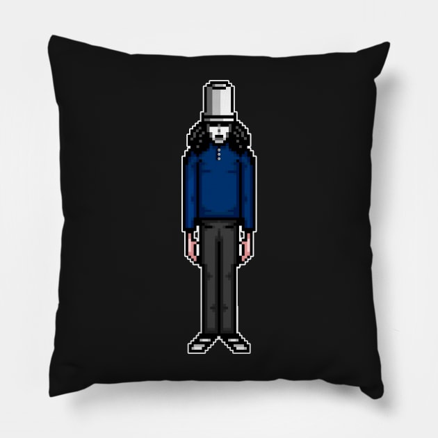 Buckethead Sprite Pillow by NateArtDesign