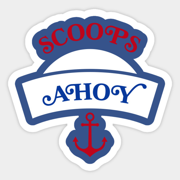Stranger Things Scoops Ahoy - Scoops Ahoy - Sticker ...