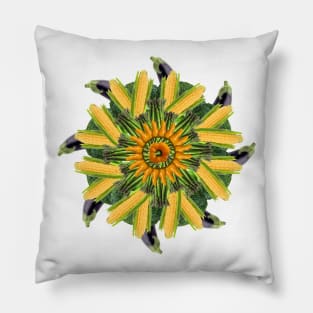 sweet corn mandala Pillow