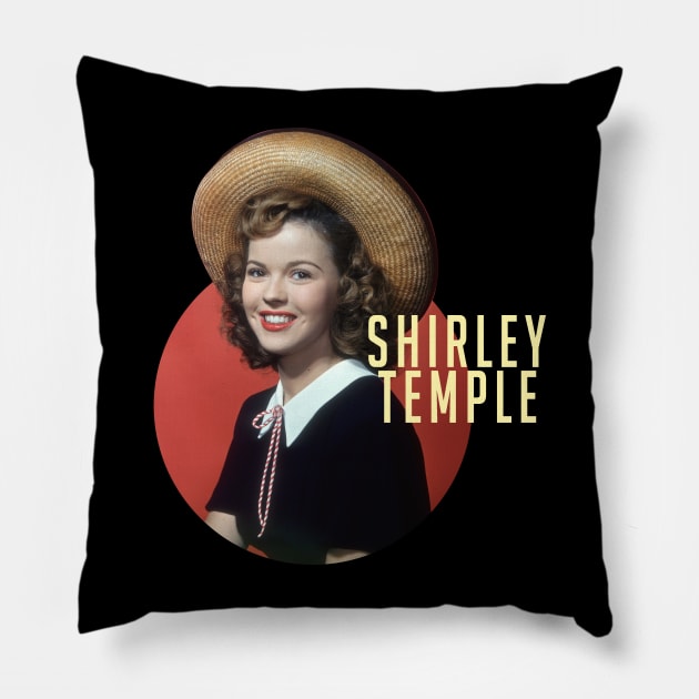 shirley temple Pillow by rsclvisual