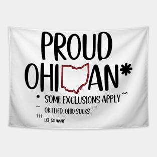 Proud Ohioan | Funny Ohio Pride Tapestry