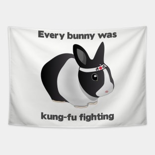 Every Bunny was Kung Fu Fighting Tapestry