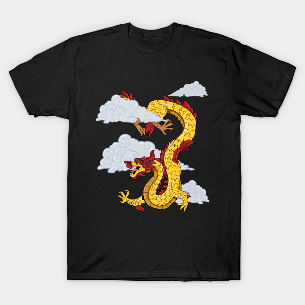 Chinese Dragon Gift Print Martial Arts Vintage Asian Zip Print Chinese Dragon T Shirt Teepublic