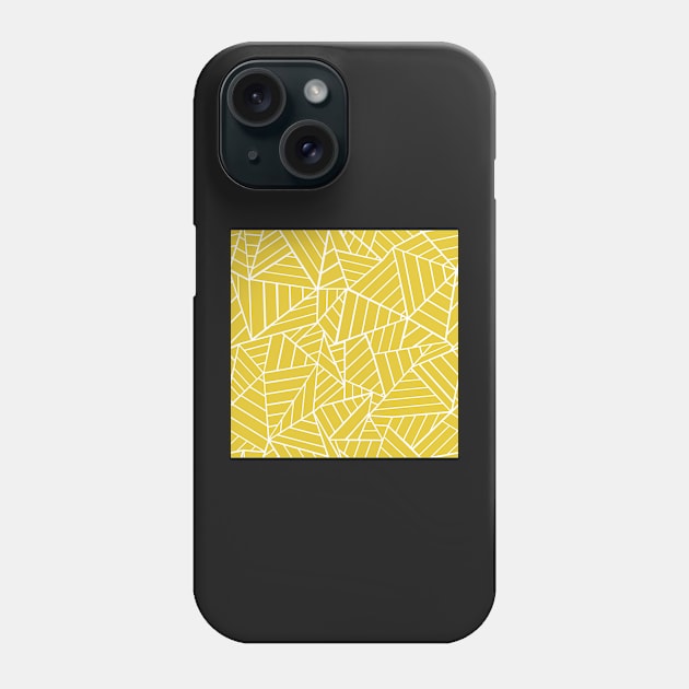 Ab Lines New Yellow Phone Case by ProjectM