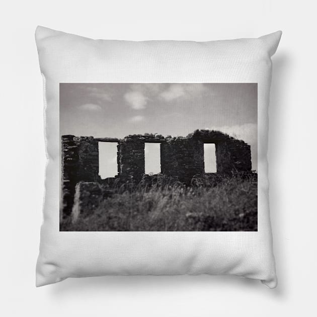 Abandoned Building Pillow by rosedew