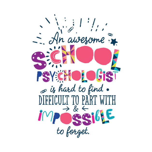 An Awesome School Psychologist Gift Idea - Impossible to forget by BetterManufaktur