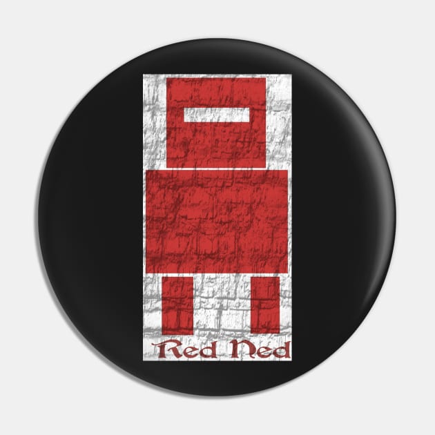 Red Ned in your pocket Pin by Andyt