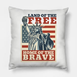 4th of july - land of the free Pillow