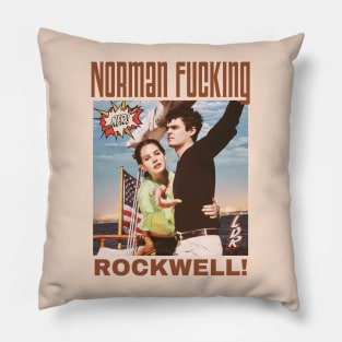 Norman Fucking Rockwell! Pillow