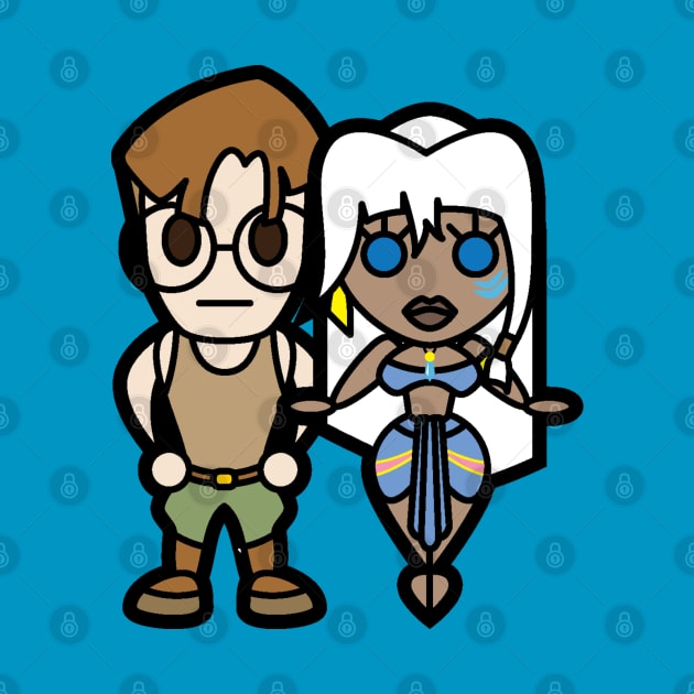 Milo and Kida Tooniefied by Tooniefied