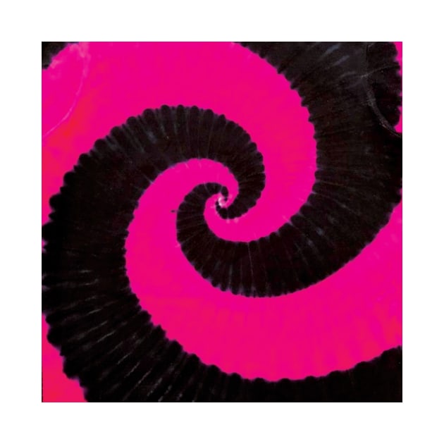 Spiral Pink Black Tie Dye by TrippyTieDyes