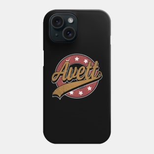 Personalized Name Avett Vintage Circle Limited Edition Phone Case