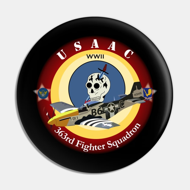 363rd Fighter Squadron - P51 Mustang Pin by twix123844