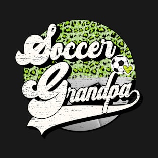 Soccer Grandpa Vintage Soccer Family Matching T-Shirt
