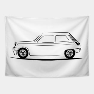 Renault 5 Le Car Black Tapestry