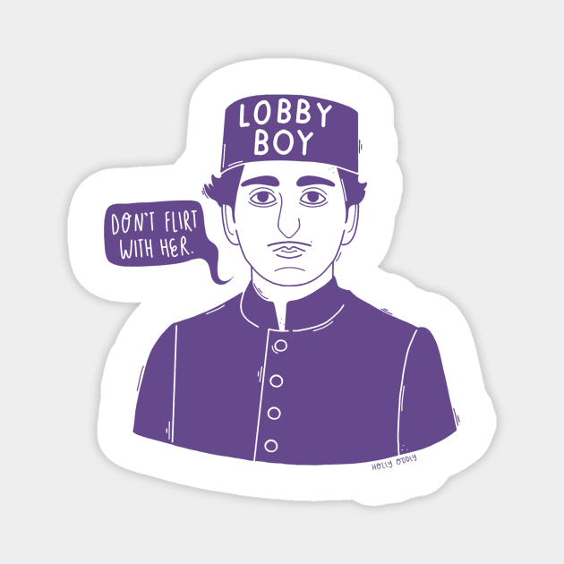 Lobby Boy Magnet by HollyOddly