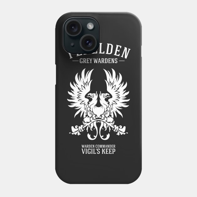 Grey Wardens (light) Phone Case by firlachiel