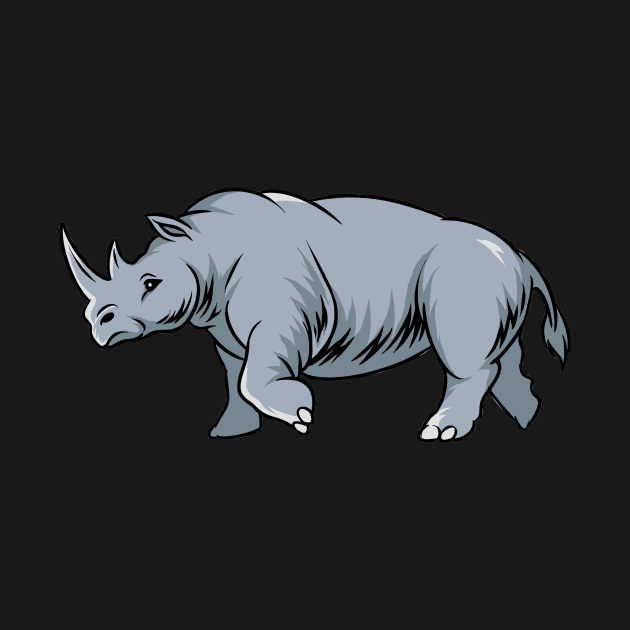 Rhino by fromherotozero