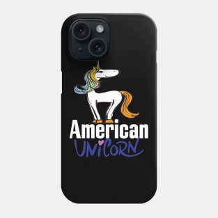 American Unicorn Phone Case