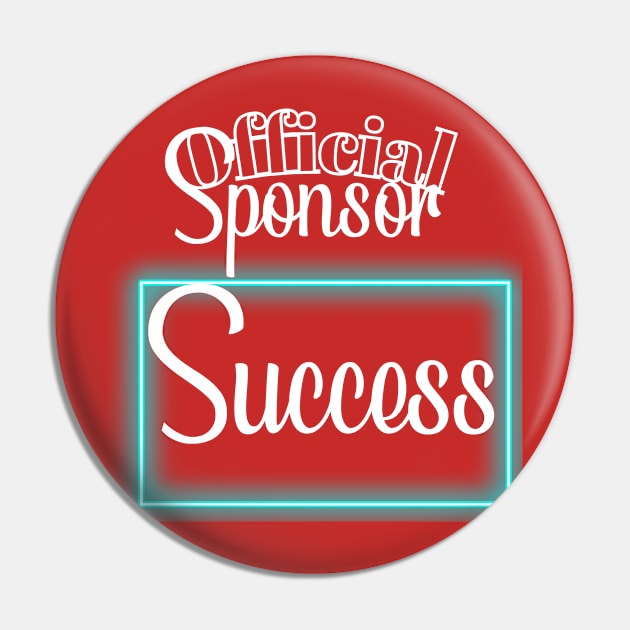 Official sponsor success Pin by Jackson